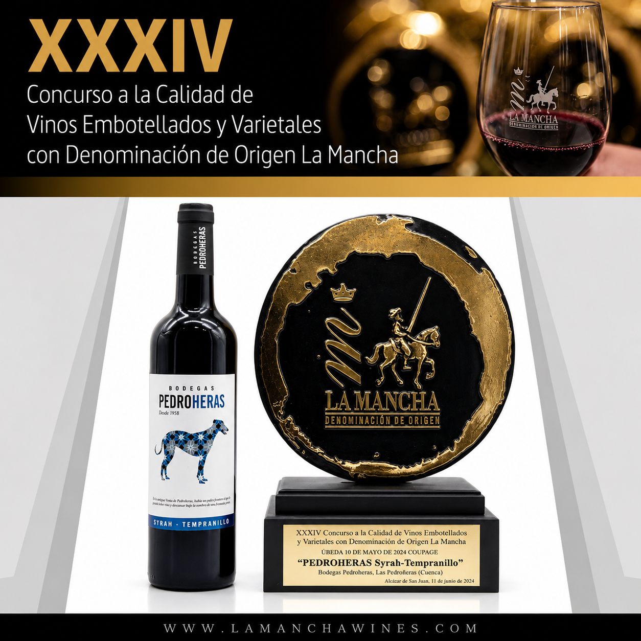 Reconocimiento oro Syrah-Tempranillo