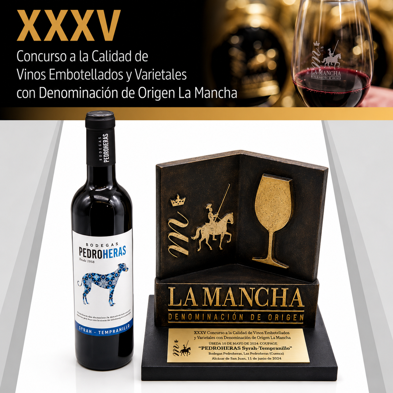 Nuevo reconocimiento oro Syrah-Tempranillo